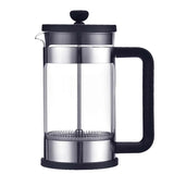 Danny Home French Press Coffee Maker, Glass Tea and Coffee Plunger | Borosilicate Glass Cafetiere with Stainless Steel Filter, No Paper Filters