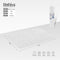 Bathlux pebble embossed cushioned bath mat 75x45cm in white