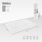 Bathlux shaggy microfibre bath mat 75x45cm in white