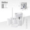 Bathlux 6 piece bathroom accessory set in white with gift box
