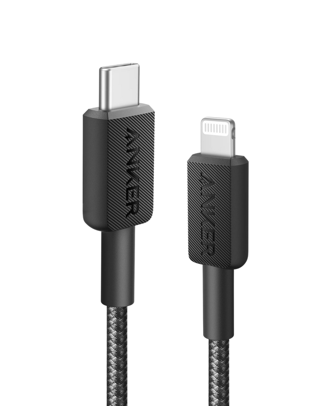 Anker 322 USB-C to Lightning Cable, MFi Certified Braided iPhone Cable