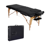 Massage Table 2 Folding Portable Massage Table lash bed Massage wooden Bed