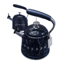 UAKEEN Germany Retro Whistling Kettle 3.5L with Silicone Handle – Stainless Steel, Induction Compatible