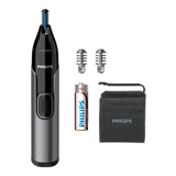 Philips 3000 Series Nose Ear & Brow Trimmer - Precision Trim Technology, Protective Guard System, Fully Washable