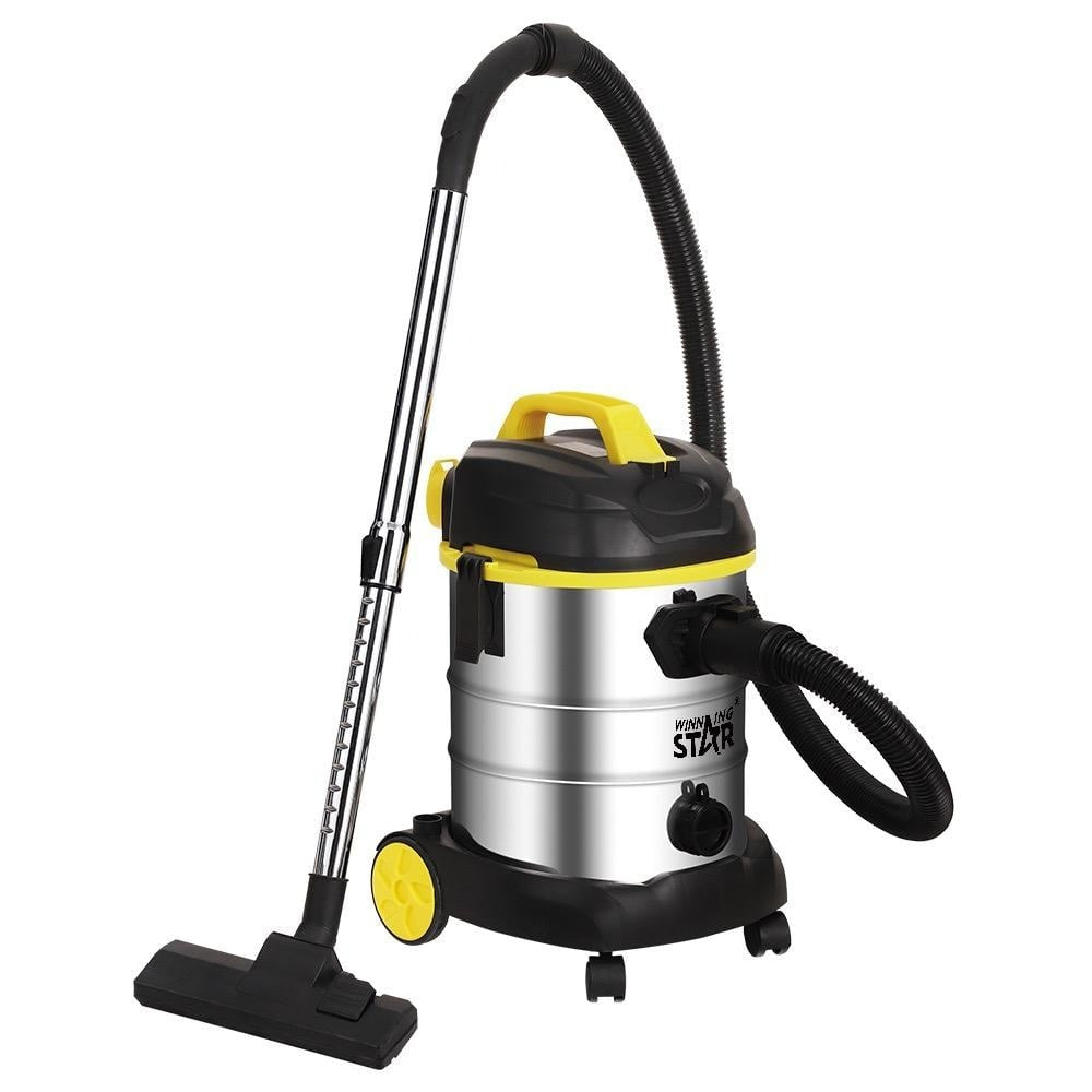 Winning Star Barrel Vacuum Cleaner 25L 1800W | Heavy Duty Floor & Carpet Vacuum