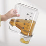 Acrylic Food Storage Container 2500ml Cereal Dispenser & Pantry Organizer
