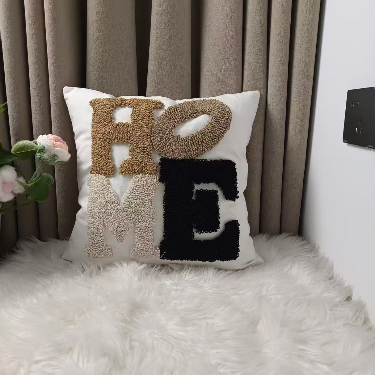 Woven Decorative Cushion Covers 45 x 45 cm Pillow Cover