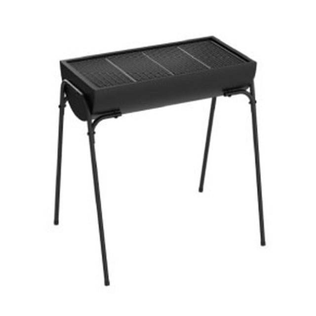 Lightweight charcoal BBQ grill stand with steel legs