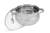 Edenberg 6-Piece Stainless Steel Cookware Set | Pots with Glass Lids Kenya