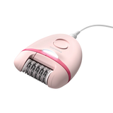 Philips Satinelle Epilator with Opti-Light & 7 Accessories - For Legs & Sensitive Areas, Root Removal as Short as 0.5mm
