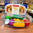 Danny Home 4.5L glass baking pan with lid, borosilicate oven dish, boxed