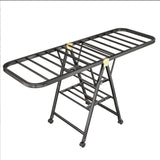 Drying Rack and Hangers: Foldable Clothes Drying Rack and 10 Wooden Hangers