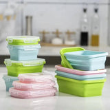 4PCS Collapsible Silicone Food Containers Set Kenya