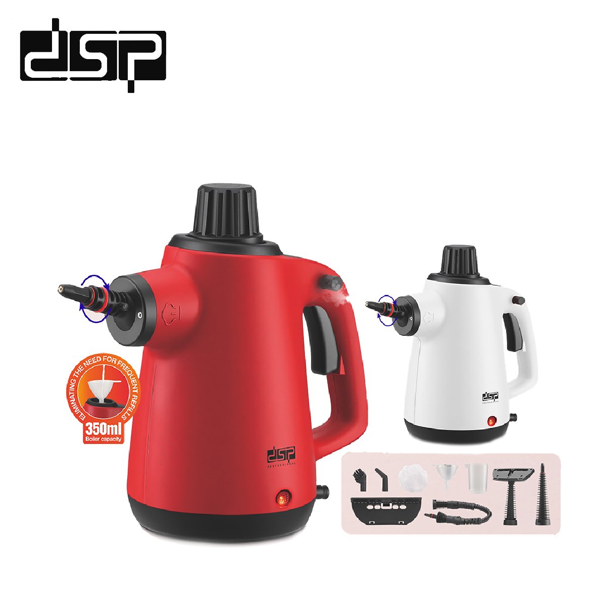 Bathroom Deep Clean: DSP Electric Spin Scrubber and DSP Handheld Steam Cleaner