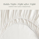 Cotton Bed Sheet Set – 4 Piece Deep Pocket Fitted & Flat BedSheet