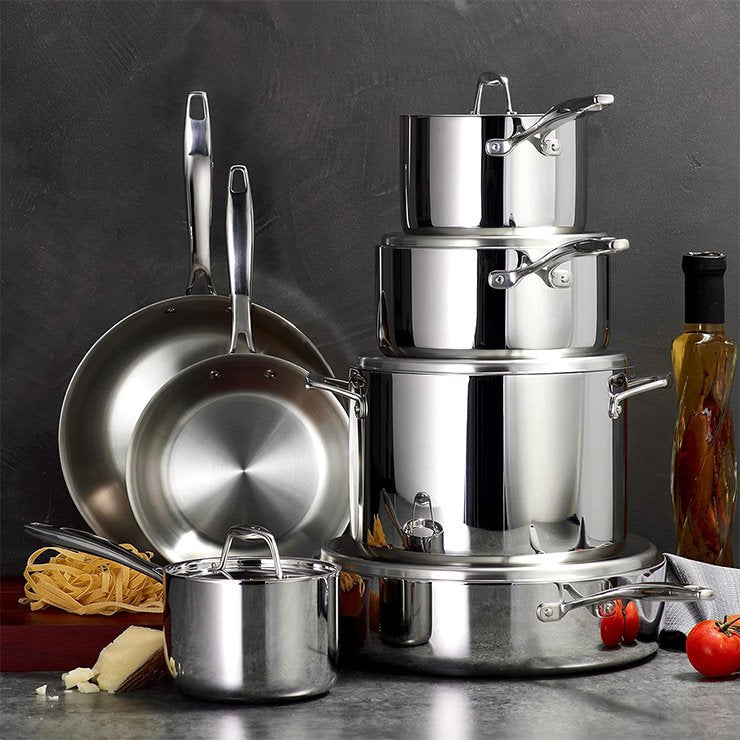Triply Stainless Steel Cooking Pot & Saucepan –Cookware