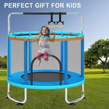 4FT Kids Trampoline with Safety Enclosure Net – Indoor & Outdoor