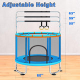 4FT Kids Trampoline with Safety Enclosure Net – Indoor & Outdoor