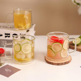 430ml Danny Home Double Wall Clear Glass Coffee & Tea Mug Set (2 Pcs)