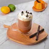 250ml Danny Home Double Walled Glass Mug with Handle (2 Pcs)