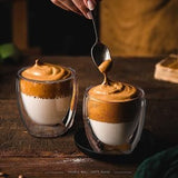 Danny Home 2-Pcs Double Walled Espresso Glasses 80ml