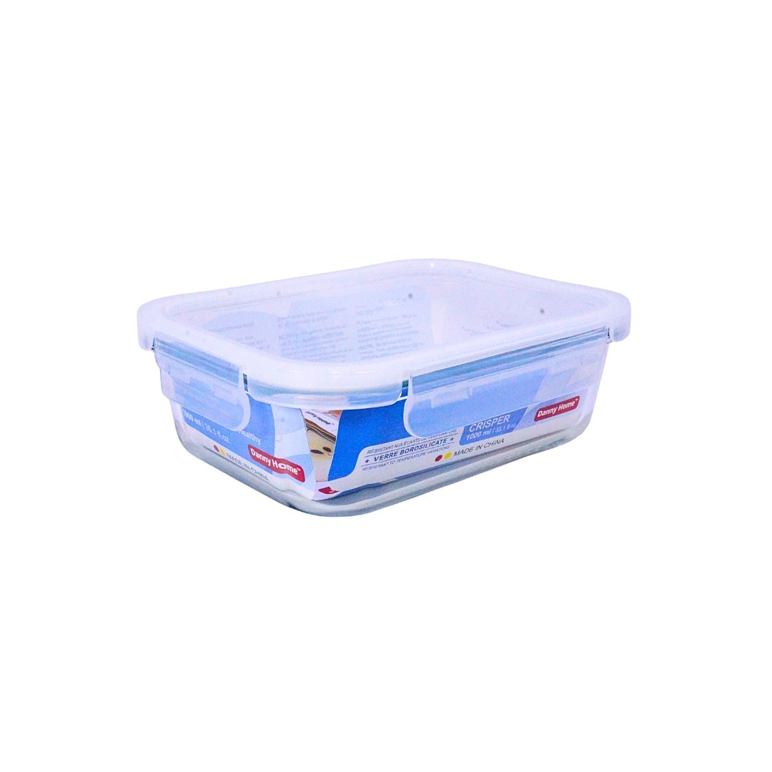 Danny Home Airtight Borosilicate Glass Lunch Box 1000ml, 800ml & 300ml Kenya