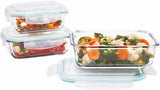 Danny Home Airtight Borosilicate Glass Lunch Box 1000ml, 800ml & 300ml Kenya