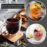 Double Walled Borosilicate Glass Coffee Mugs Set of 2 Kenya