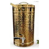 Divine Touch Gold Hammered Tea Urn, 10L