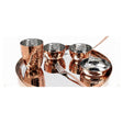 Divine Touch Hammered Copper Dinner Set, 7 Piece