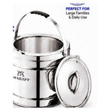 M Kraft Stainless Steel Hotpot, Double Wall Insulated, 20L