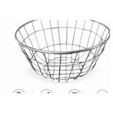 Divine Touch Stainless Steel Round Basket, No. 3, 54cm