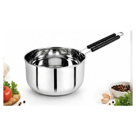Divine Touch Stainless Steel Sauce Pan with Spouts, 20cm