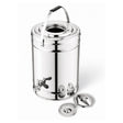 Divine Touch Insulated Tea Urn, Double Wall Stainless Steel, 25L