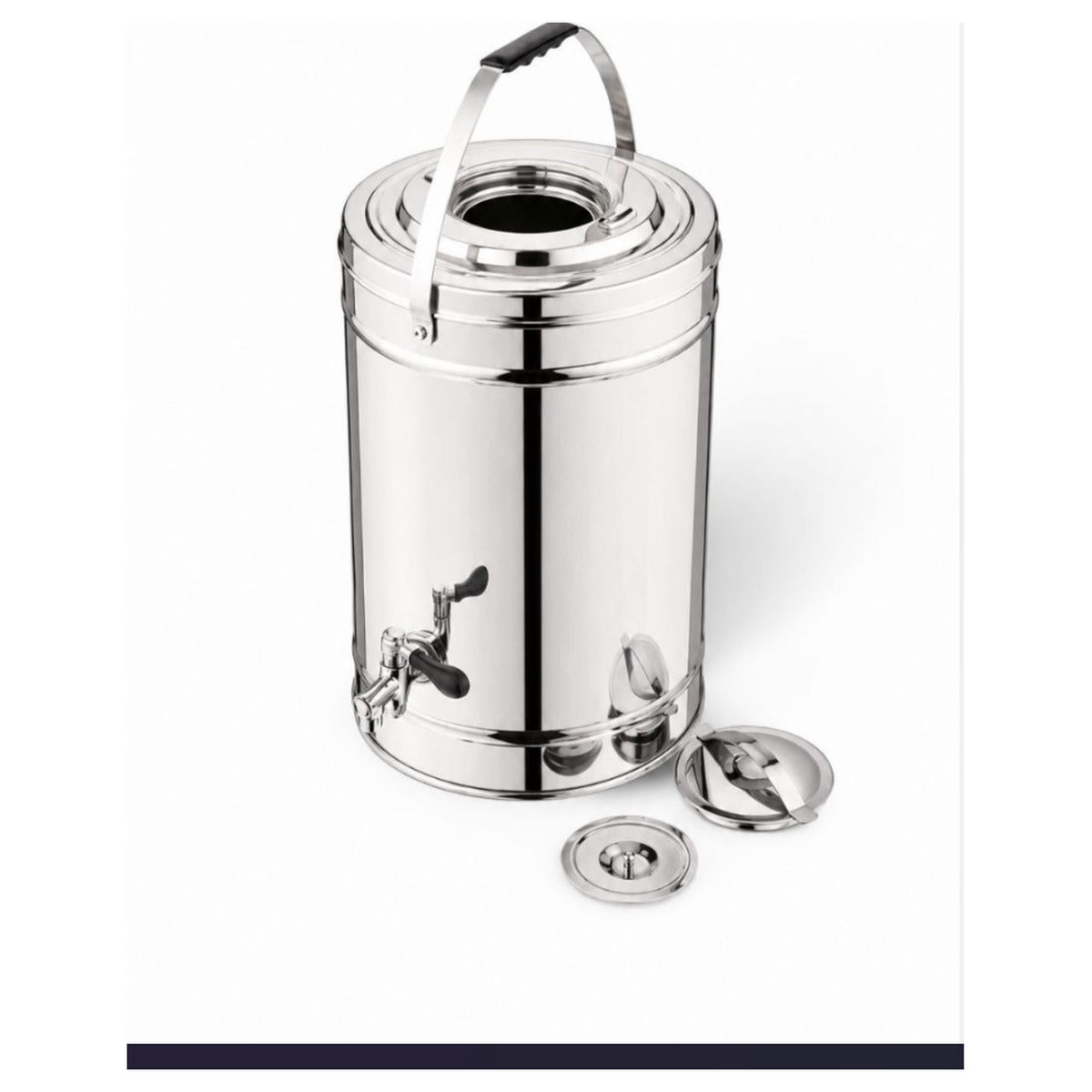 Divine Touch Insulated Tea Urn, Double Wall Stainless Steel, 40L