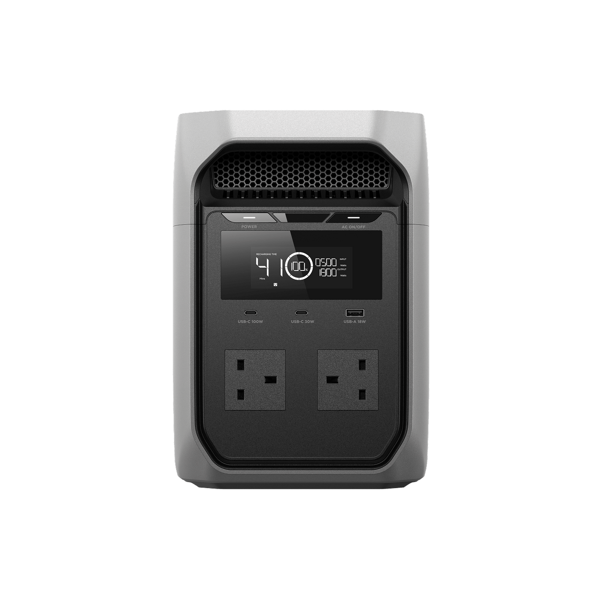 EcoFlow DELTA 3 Classic Portable Power Station 1024Wh 1800W Kenya | LiFePO4 Solar Generator with 10ms UPS, 500W Solar Input, 45 Minute Fast Charge