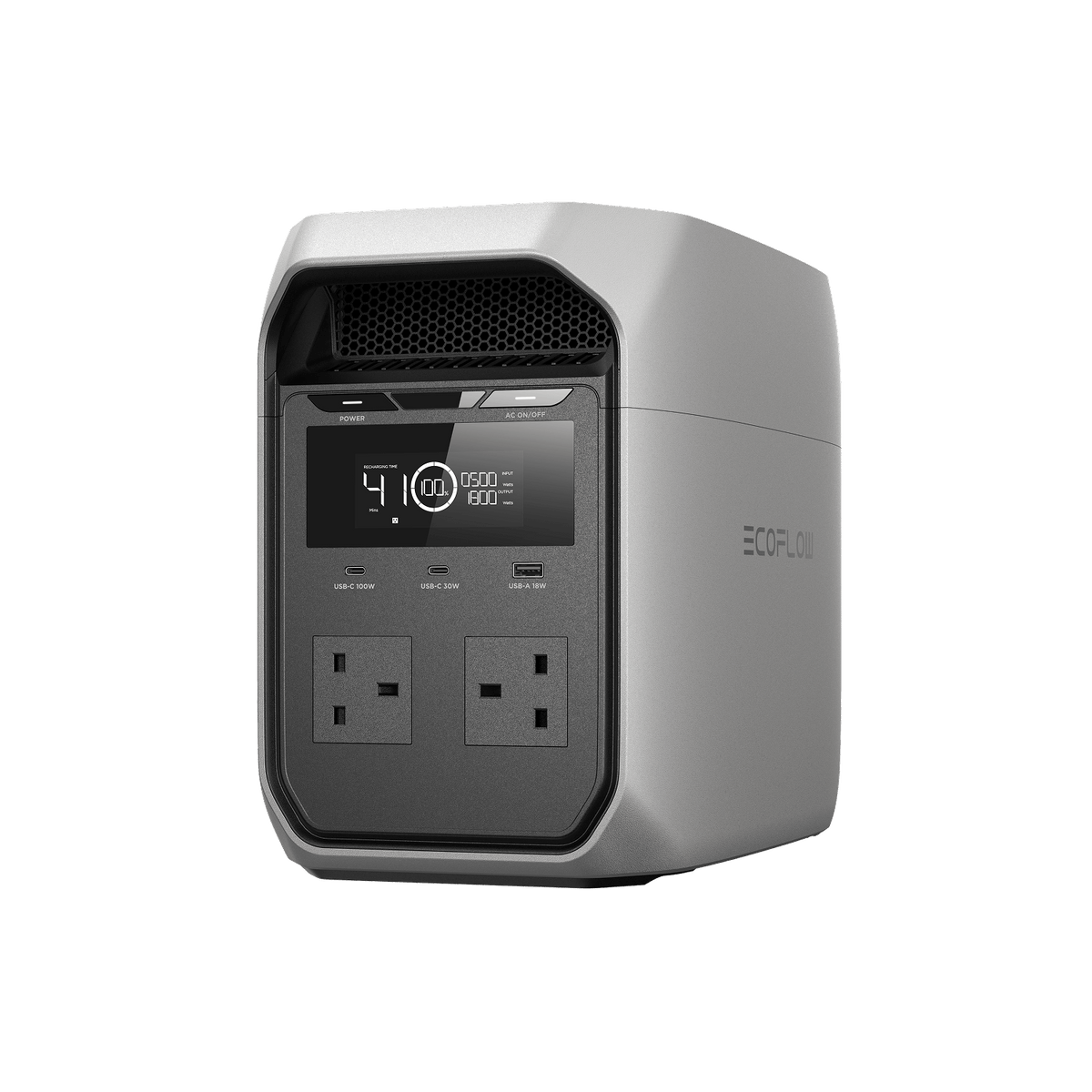 EcoFlow DELTA 3 Classic Portable Power Station 1024Wh 1800W Kenya | LiFePO4 Solar Generator with 10ms UPS, 500W Solar Input, 45 Minute Fast Charge