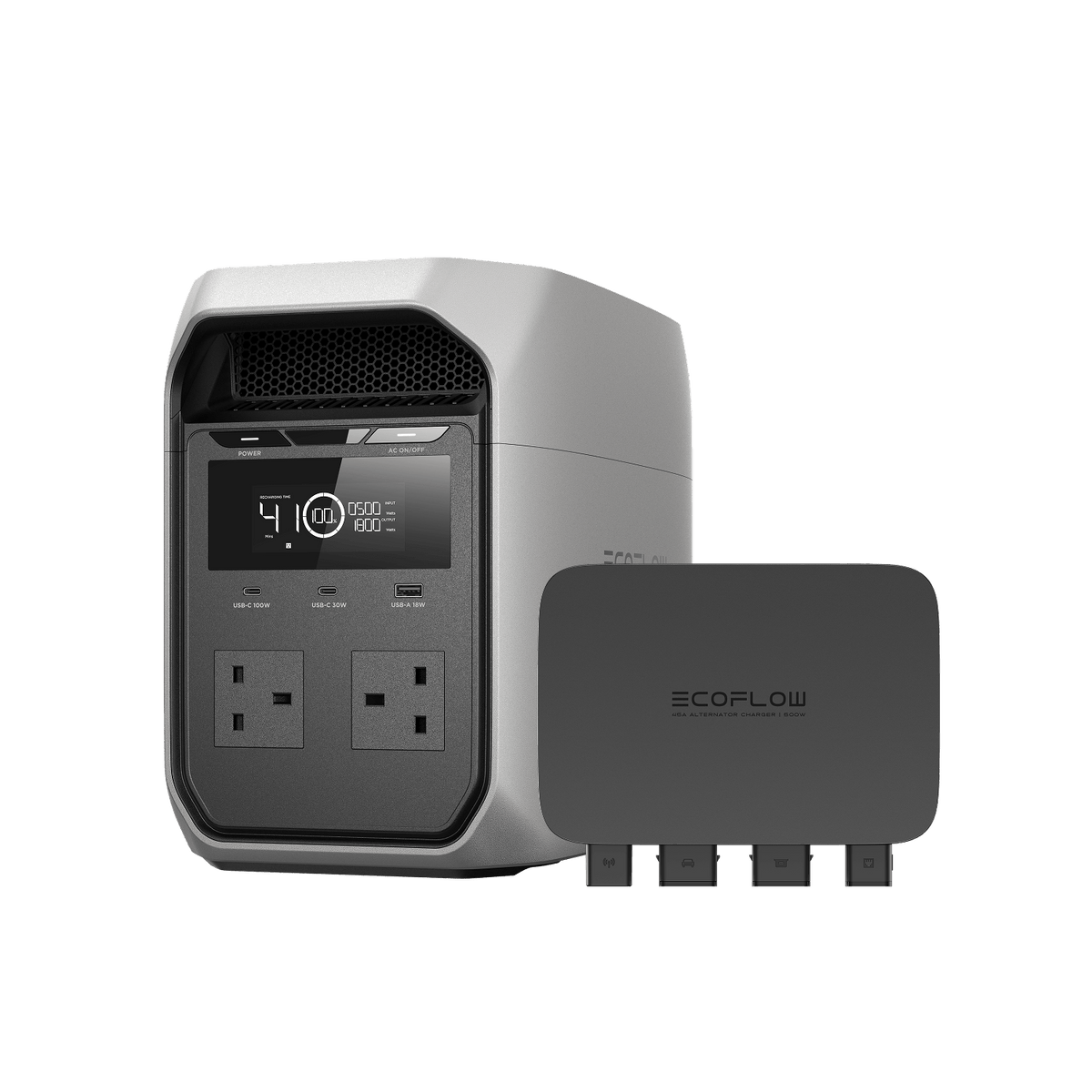 EcoFlow DELTA 3 Classic Portable Power Station 1024Wh 1800W Kenya | LiFePO4 Solar Generator with 10ms UPS, 500W Solar Input, 45 Minute Fast Charge