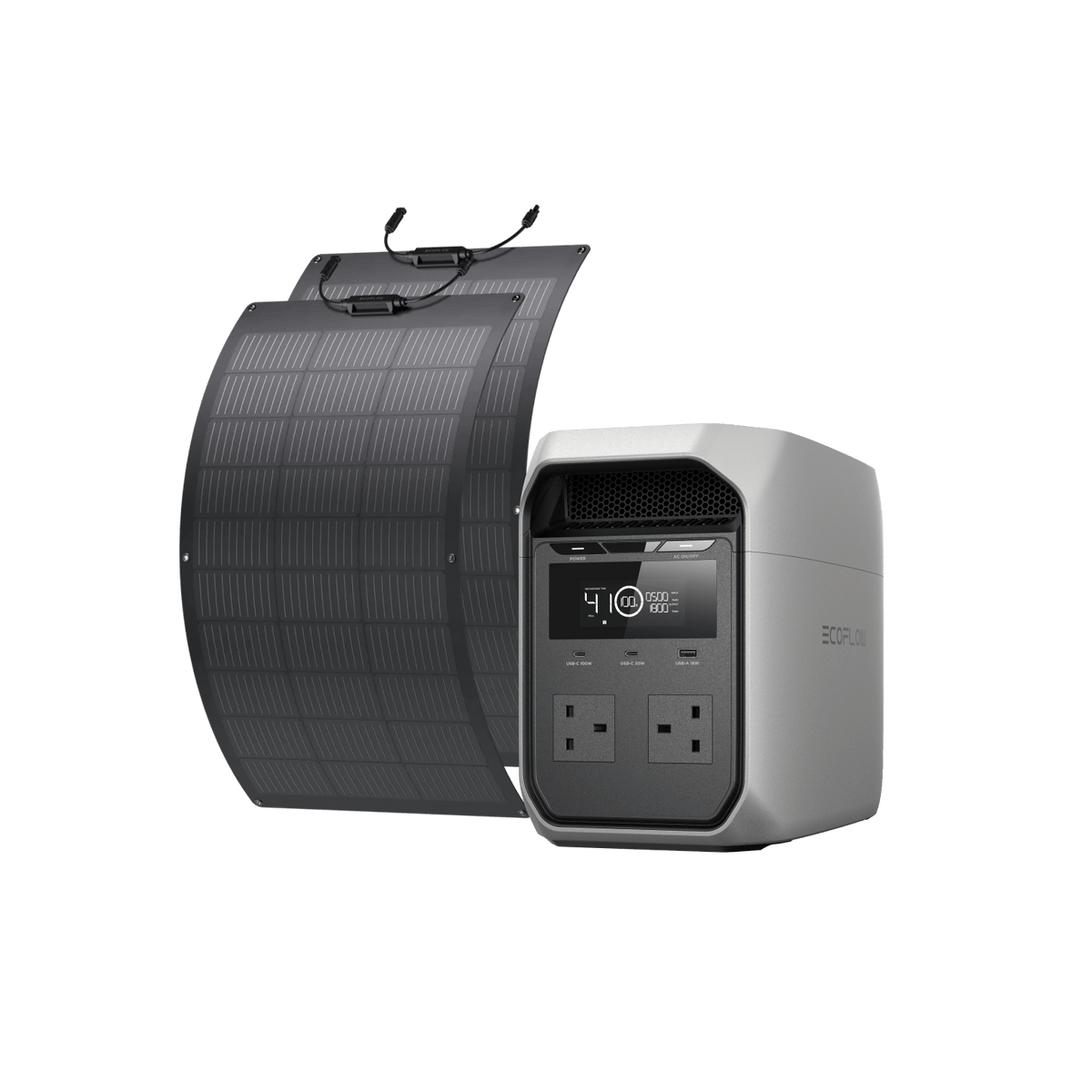 EcoFlow DELTA 3 Classic Portable Power Station 1024Wh 1800W Kenya | LiFePO4 Solar Generator with 10ms UPS, 500W Solar Input, 45 Minute Fast Charge