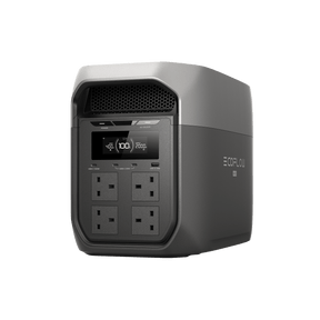 EcoFlow DELTA 3 Max Portable Power Station 2048Wh 2400W Kenya | LiFePO4 Solar Generator with 4 AC Sockets, 10ms UPS, 500W Solar Input, 68 Minute Fast Charge