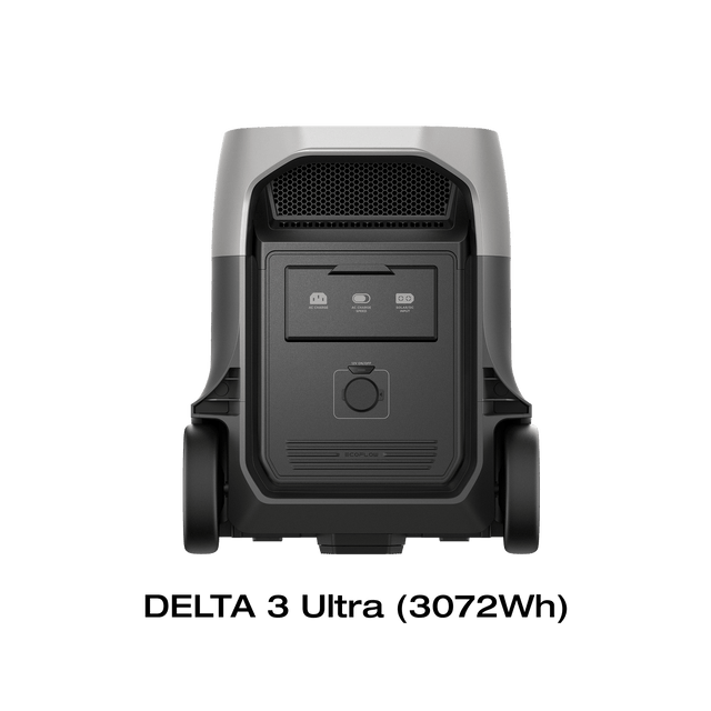 EcoFlow DELTA 3 Ultra Portable Power Station 3072Wh 3600W Kenya | LiFePO4 Home Backup Solar Generator with 10ms UPS, 800W Solar Input, 7200W Surge