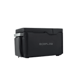 EcoFlow GLACIER carry bag fitted over the GLACIER fridge freezer