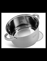 Edenberg 12-Piece Stainless Steel Cookware Set (RVS) – Durable Pots & Pans