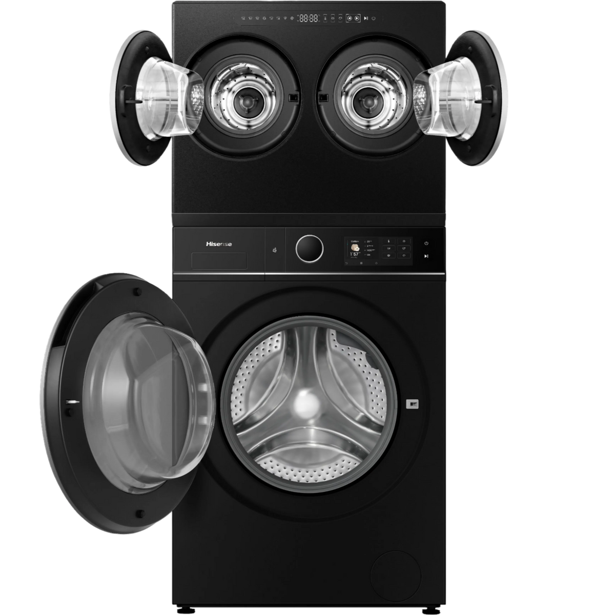 Hisense X-Zone Master mini module twin drums open