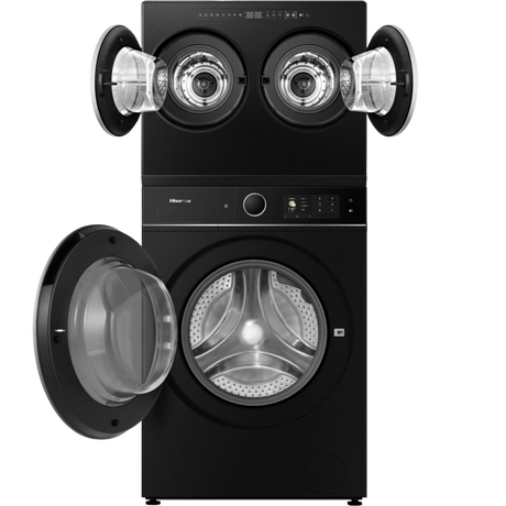 Hisense X-Zone Master 12/8kg washer dryer with 2kg mini tower