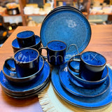 16pcs Japanese Ceramic Dinner Set – Plates, Bowls & Cups