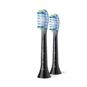 Philips Sonicare Optimal White Replacement Brush Heads 2-Pack - Medium Soft Bristles, Stain Removal Design