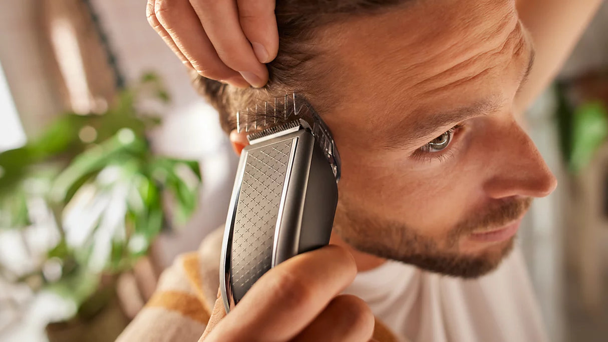 Philips 5000 Series Cordless Hair Clipper - 90 Min Runtime, 28 Length Settings, Trim & Flow Pro, Turbo Mode
