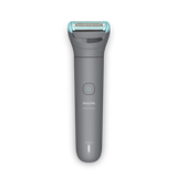 Philips 3000 Series Body Trimmer - Bidirectional Trimmer, Click-On 3mm Comb, 100% Showerproof, 40 Min Cordless Use