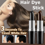 Black & Dark Brown one time hair dye stick with instant root coverage, Hair colour modify cream stick, Hair care
